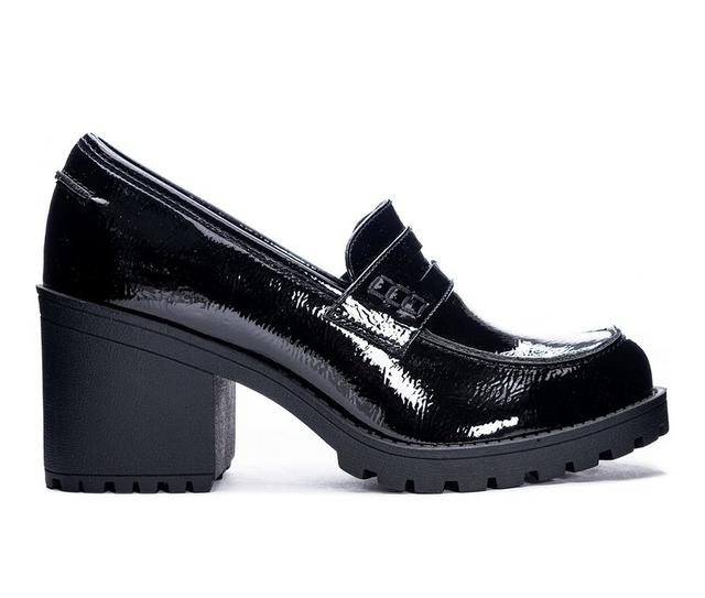 Women's Dirty Laundry Liberty Heeled Loafers in Black color