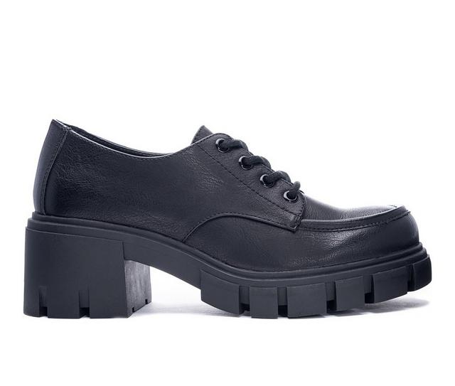 Women's Dirty Laundry Noyz Heeled Oxfords in Black color