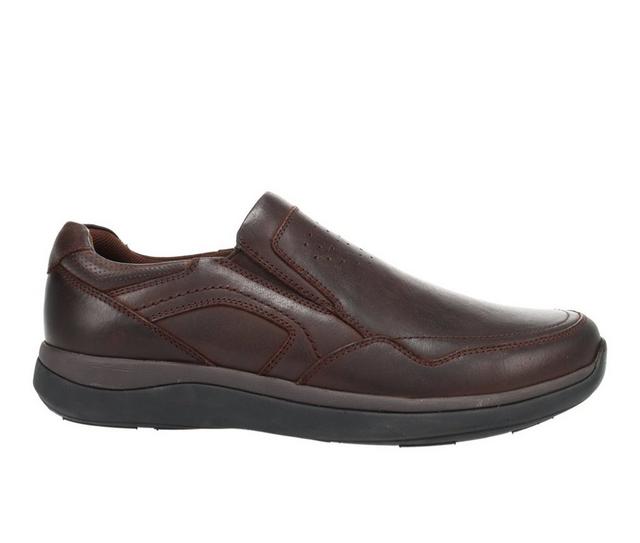 Men's Propet Patton Loafers in Coffee color