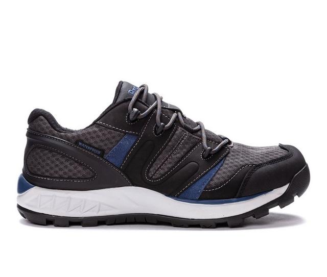 Men's Propet Vercors Walking Shoes in Grey/Blue color