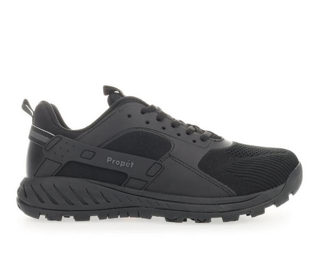 Men's Propet Visp Waterproof Walking Shoes in Black color