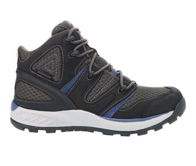 Men's Propet Veymont Hiking Boots in Grey/Blue color