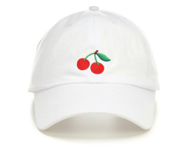 NYC Underground Icon Baseball Cap in White/Cherry color