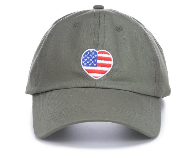 NYC Underground Icon Baseball Cap in Olive/Flag color