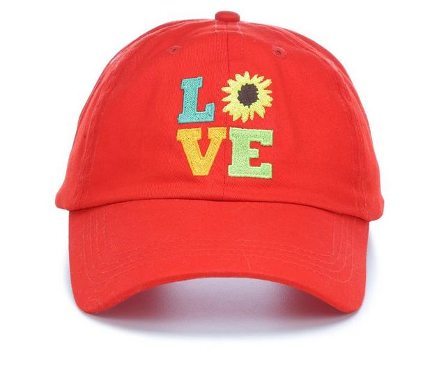 NYC Underground Icon Baseball Cap in Red/Love Daisy color