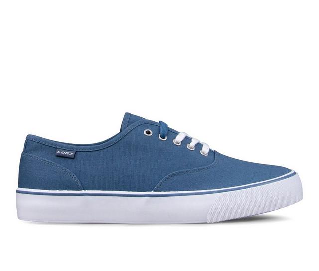 Men's Lugz Lear Skate Shoes in Blue/White color
