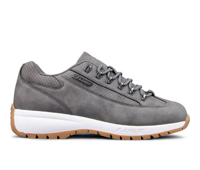 Men's Lugz Express Sneakers in Charcoal/Wh/Gum color