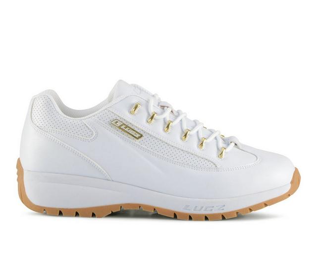 Men's Lugz Express Sneakers in White/Gum color