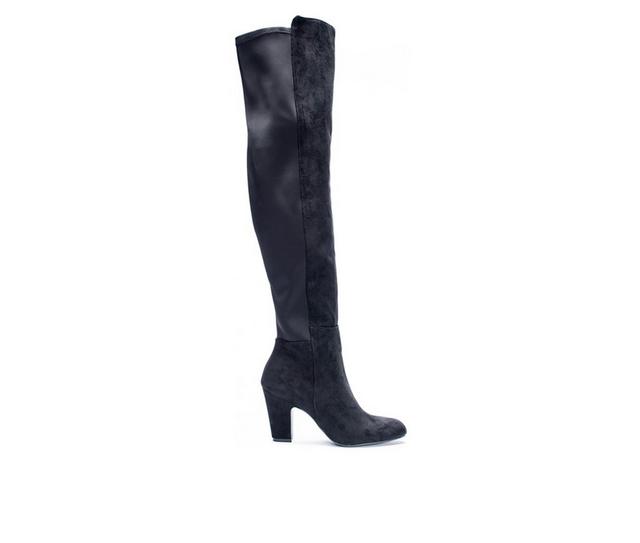 Women's Chinese Laundry Canyons Over-The-Knee Boots in Black color