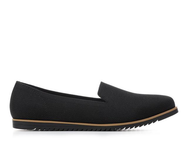 Women's Jellypop Harriet Flats in Black Knitted color