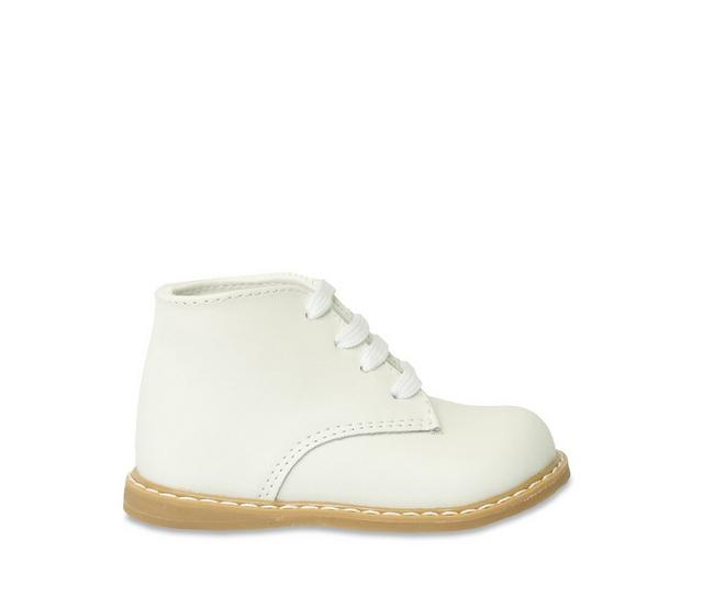 Kids' Baby Deer Infant & Toddler Lee Leather Booties in White color