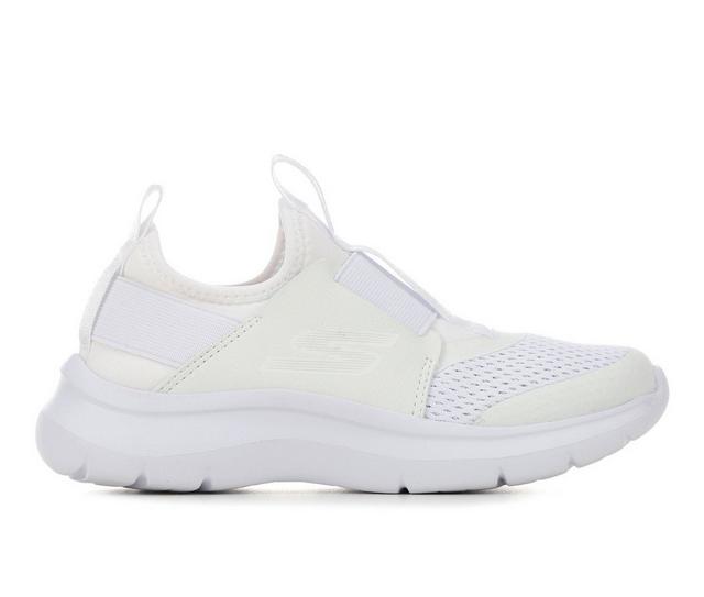 Girls' Skechers Little Kid & Big Kid Skech Fast Slip-On Sneakers in White Mono color