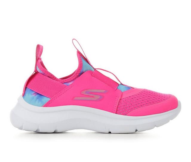 Girls' Skechers Little Kid & Big Kid Skech Fast Slip-On Sneakers in Hot Pink color