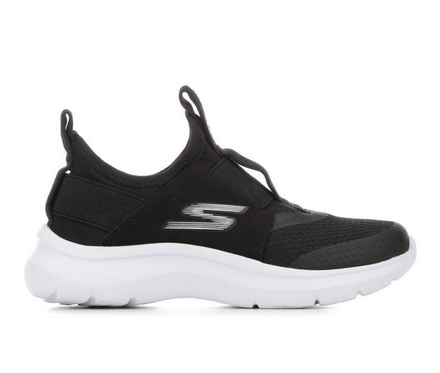 Boys' Skechers Little Kid & Big Kid Skech Fast Slip-On Sneakers in Black/White color