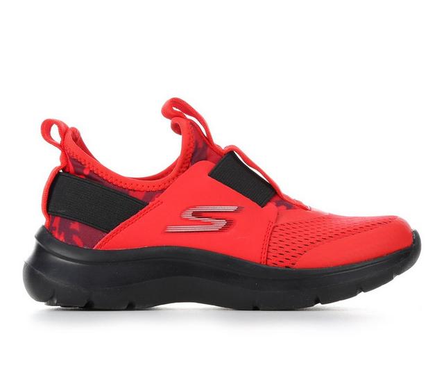 Boys' Skechers Little Kid & Big Kid Skech Fast Slip-On Sneakers in Red/Black color