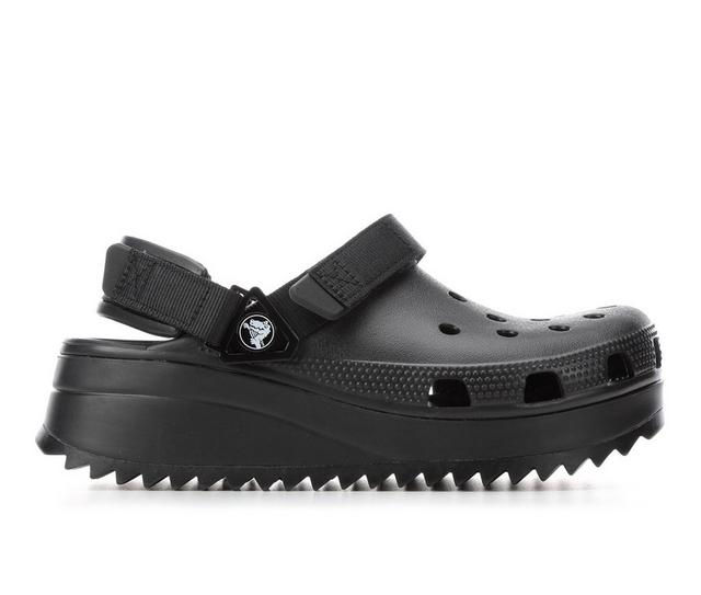 Adults' Crocs Classic Hiker Clogs in Black color