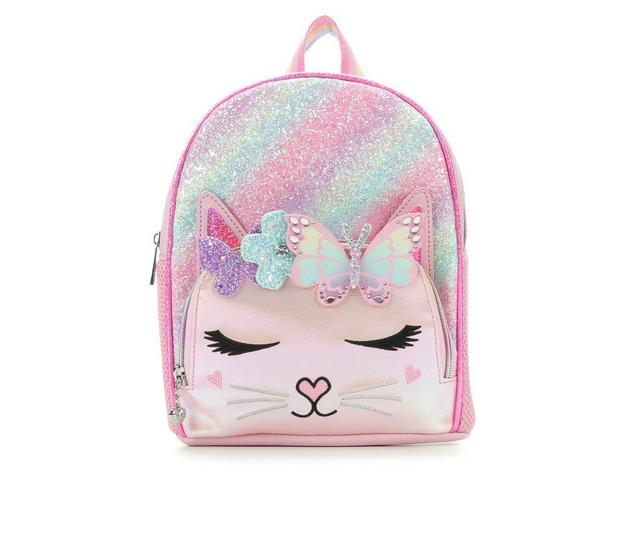 OMG Accessories Bella Ombre Glitter Mini Backpack in Cotton Candy color