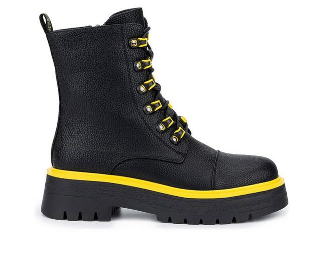 Women's Torgeis Sandy Combat Boots in Black color