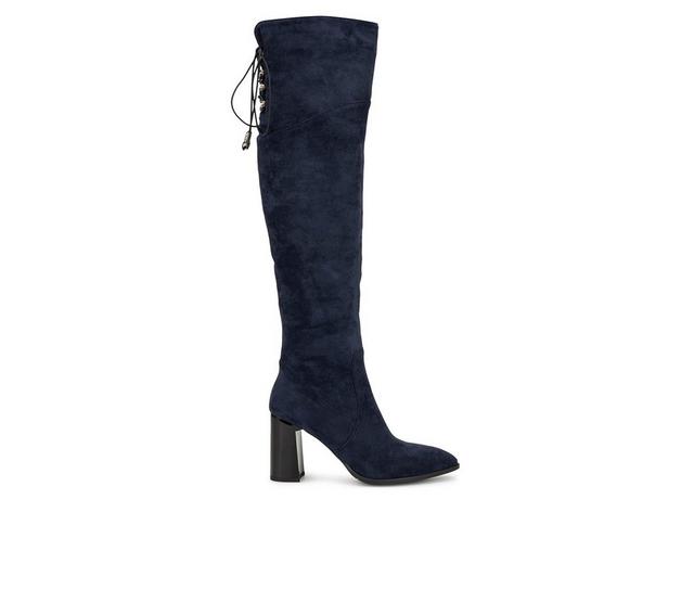 Women's Torgeis Ryder Knee High Boots in Navy color