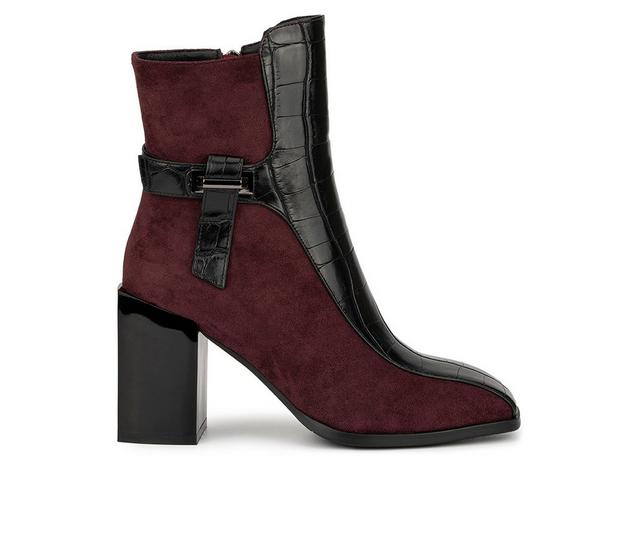 Women's Torgeis Fontaine Booties in Burgundy color