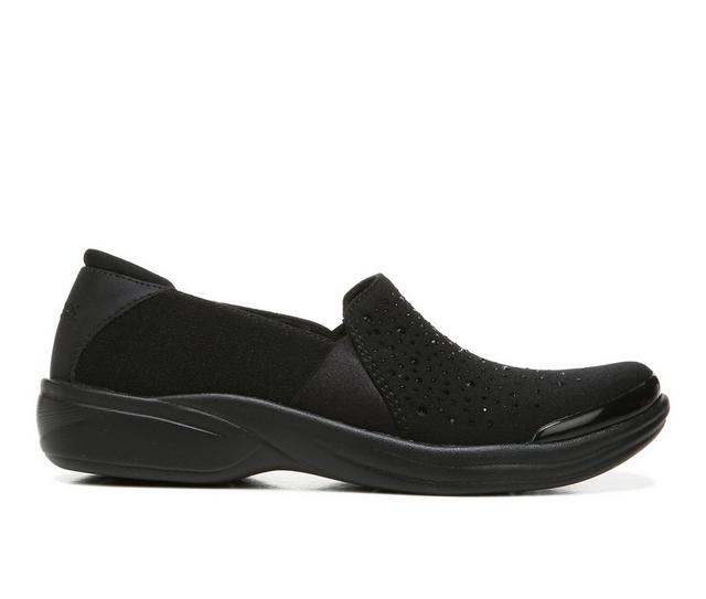 Women's BZEES Poppyseed Slip-On Shoes in Black color