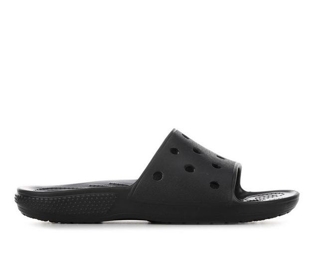 Adults' Crocs Classic Slides in Black color