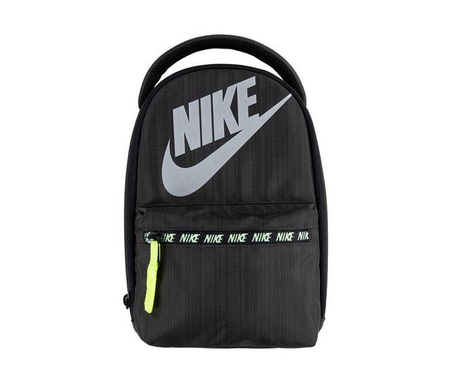 Nike Futura Space Dye Lunch Bag in Black/Volt color