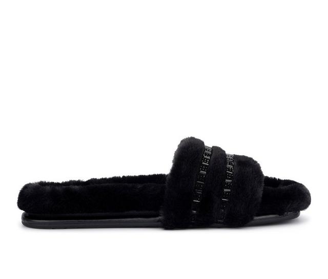 Torgeis Claudia Cozy Slides in Black color