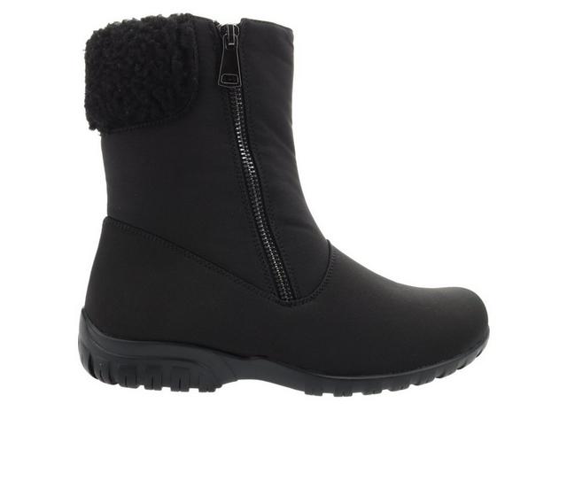Women's Propet Dani Mid Winter Boots in Black color