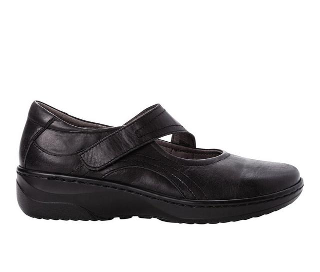 Women's Propet Golda Mary Janes in Black color