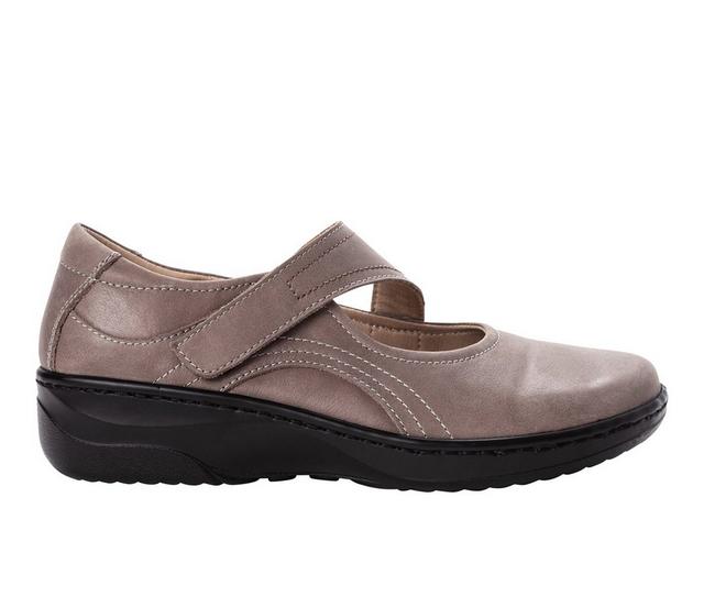 Women's Propet Golda Mary Janes in Grey color