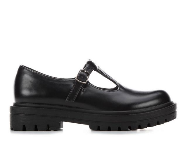 Girls' Soda Little Kid & Big Kid Gabby Mary Jane Heels in Black color