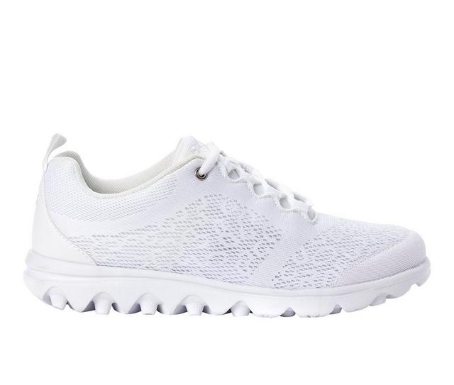 Women's Propet TravelActiv Walking Shoes in White color