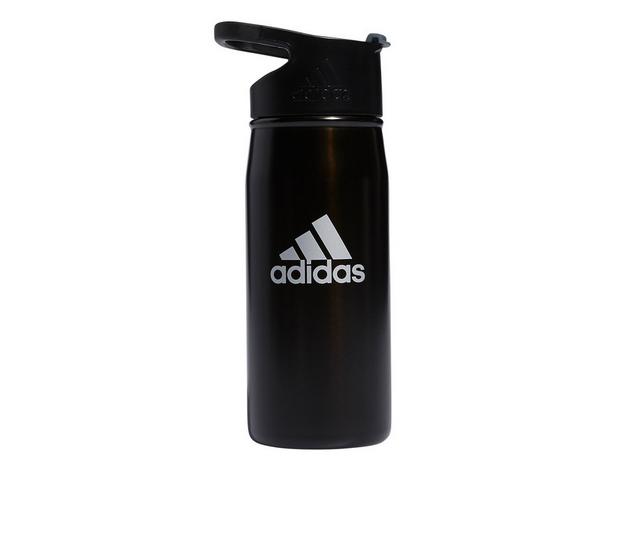 Adidas Steel Flip 16oz Bottle in Black/Grey color