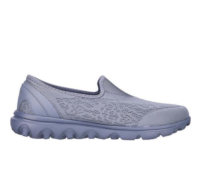Women's Propet TravelActiv Slip-On Sneakers in Denim color