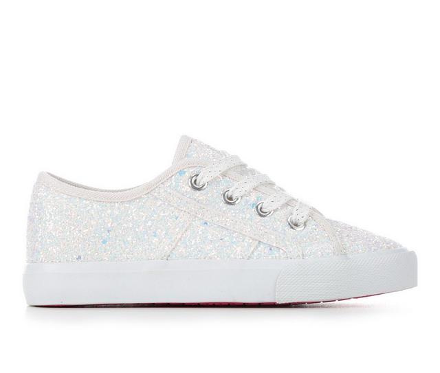 Girls' Paris Blues Little Kid & Big Kid Vivi Sneakers in White Glitter color