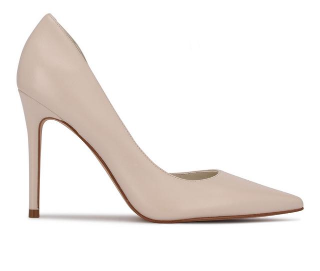 Women's Nine West Folowe Stilletto Pumps in Cream color