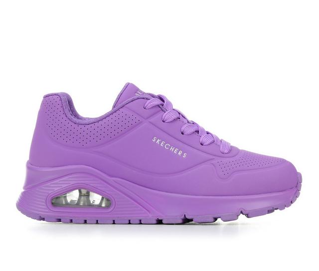Girls' Skechers Street Little Kid & Big Kid Uno Gen 1 Wedge Sneakers in Purple color