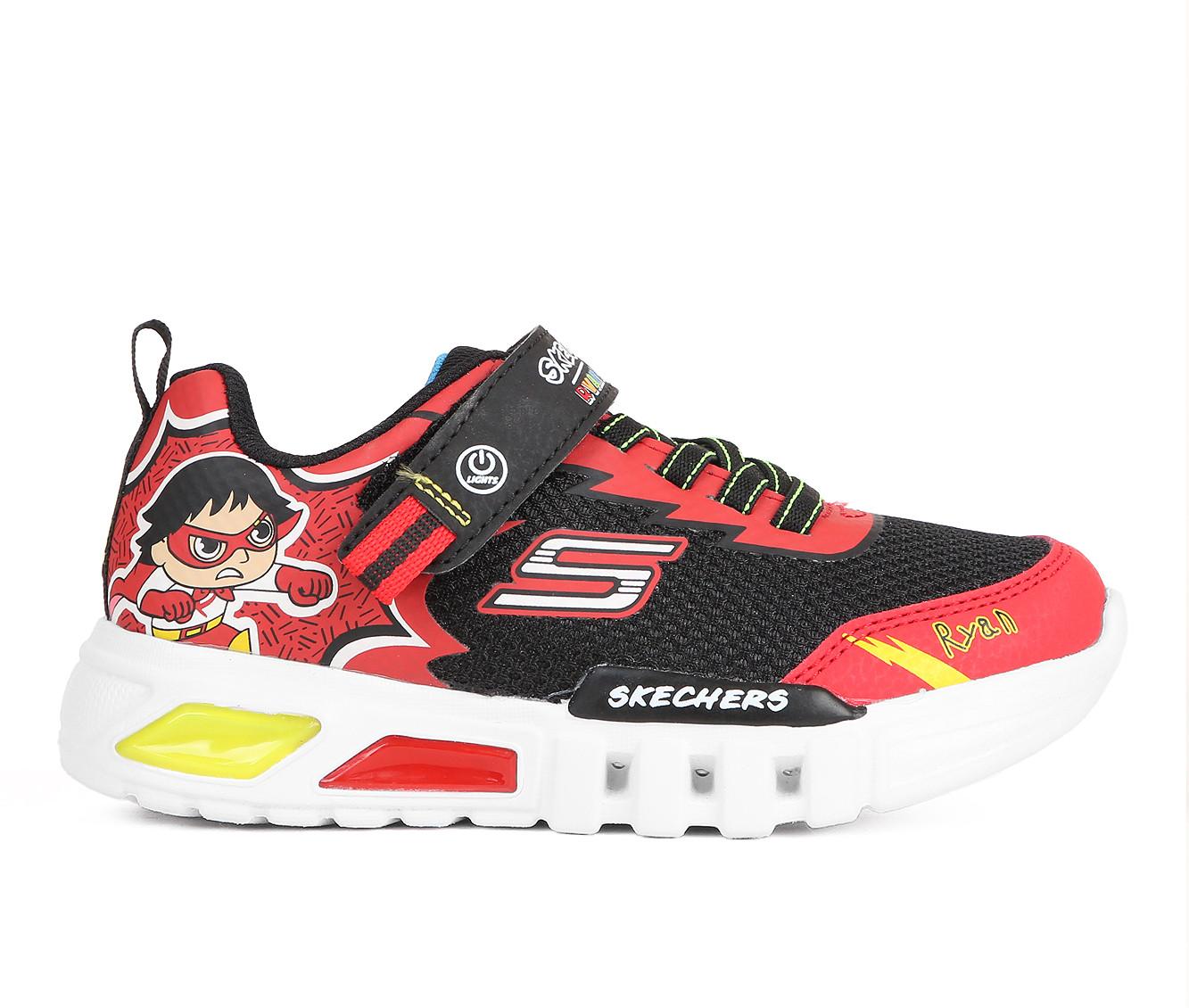 Boys' Skechers Little Kid & Big Kid Ryan's World Flex Glow Titan Light-Up Sneakers