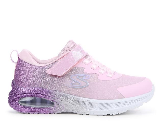 Girls' Skechers Little Kid & Big Kid Microspec Max Running Shoes in Lt Pink/Lavendr color