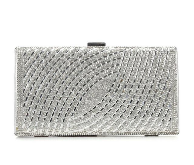 LLorraine Shelly Evening Clutch in Silver color