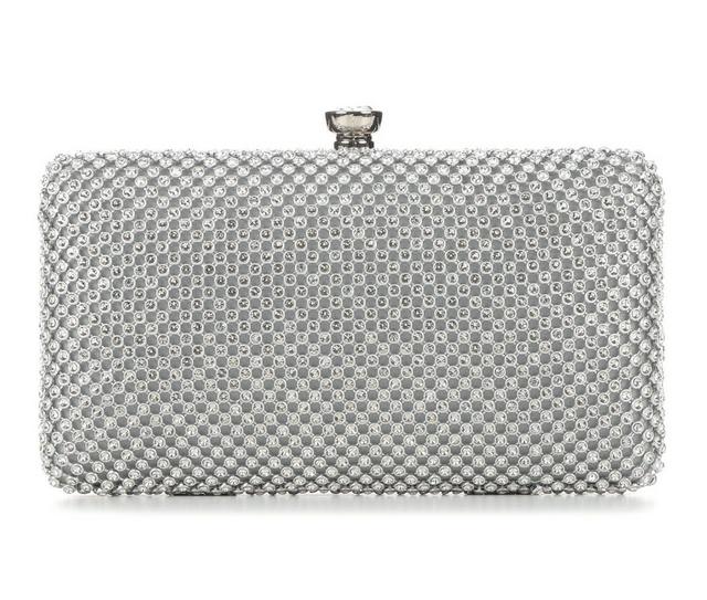 LLorraine Nira Evening Clutch in Silver color