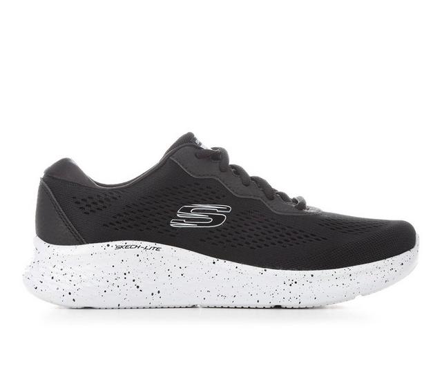 Women's Skechers Skech Lite Pro Walking Shoes in Black/White color