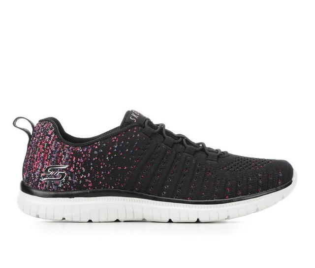 Women's Skechers Virtue 104411 Slip-On Sneakers in Black/Pink color