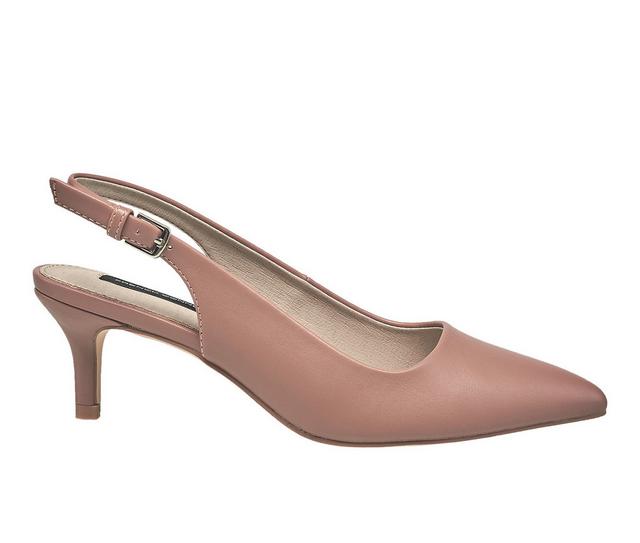 Women's French Connection Quinn Pumps in Dark Mauve color