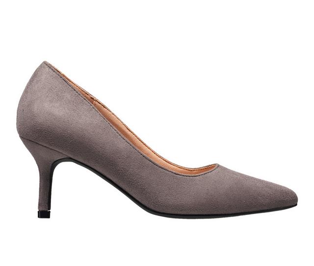 Women's French Connection Kate Pumps in Grey Suede color