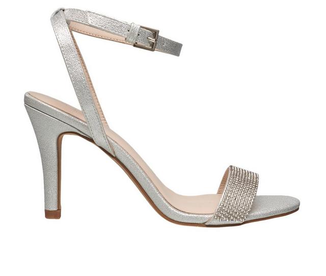 Women's H Halston Party Special Occasion Heels in Silver color