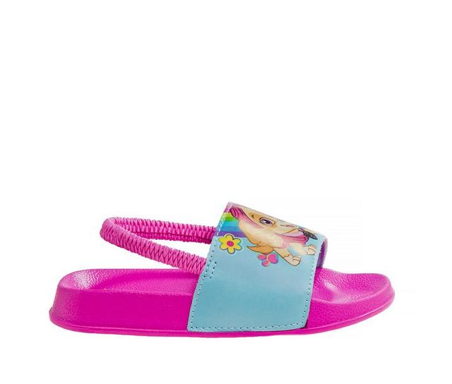 Nickelodeon Toddler & Little Kid Cozy Paw Slippers in Pink/Blue color