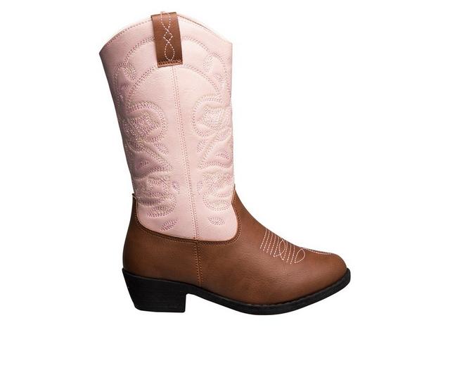 Girls' Kensie Girl Little Kid & Big Kid Arizona Boots in Pink/Brown color
