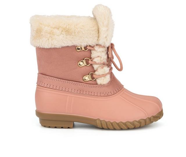 Girls' Olivia Miller Little Kid & Big Kid Jamila Duck Boots in Pink color